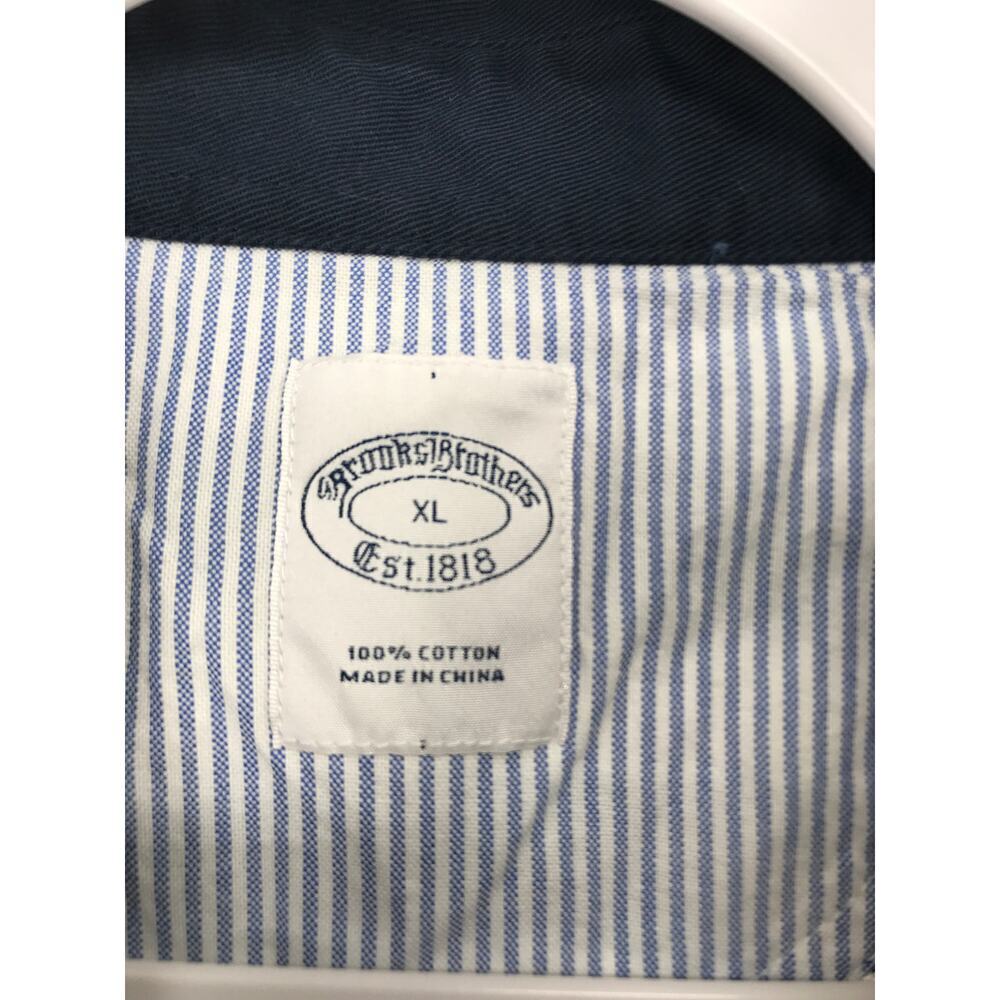 Brooks Brothers Navy, Red, and White Striped Polo Shirt - Picture 5 of 9